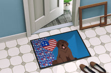 Load image into Gallery viewer, Brown Newfoundland USA American Doormat - 24x36 Decorative Floor Mat – Indoor/Outdoor Rug with Artistic Flair