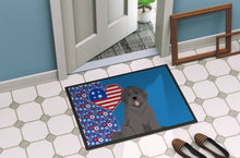 Load image into Gallery viewer, Grey Newfoundland USA American Doormat - 24x36 Decorative Floor Mat – Indoor/Outdoor Rug with Artistic Flair