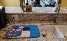 Load image into Gallery viewer, Landseer Newfoundland USA American Dish Drying Mat – Absorbent, Artistic Kitchen Essentials