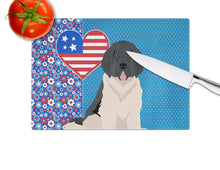 Load image into Gallery viewer, Landseer Newfoundland USA American Glass Cutting Boards – Durable, Decorative Kitchen Art Large