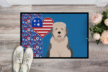 Load image into Gallery viewer, Old English Sheepdog USA American Doormat - 24x36 Decorative Floor Mat – Indoor/Outdoor Rug with Artistic Flair