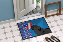 Load image into Gallery viewer, Black Pekingese USA American Doormat - 24x36 Decorative Floor Mat – Indoor/Outdoor Rug with Artistic Flair