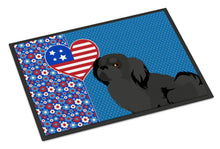 Load image into Gallery viewer, Black Pekingese USA American Doormat - 24x36 Decorative Floor Mat – Indoor/Outdoor Rug with Artistic Flair