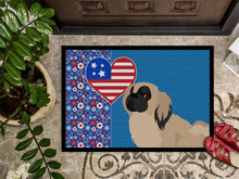 Load image into Gallery viewer, Cream Pekingese USA American Doormat - 24x36 Decorative Floor Mat – Indoor/Outdoor Rug with Artistic Flair