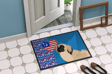 Load image into Gallery viewer, Cream Pekingese USA American Doormat - 24x36 Decorative Floor Mat – Indoor/Outdoor Rug with Artistic Flair