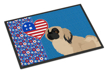 Load image into Gallery viewer, Cream Pekingese USA American Doormat - 24x36 Decorative Floor Mat – Indoor/Outdoor Rug with Artistic Flair