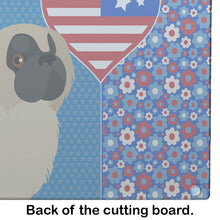 Load image into Gallery viewer, Cream Pekingese USA American Glass Cutting Boards – Durable, Decorative Kitchen Art Large