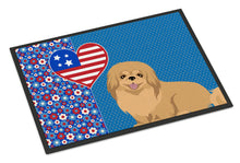 Load image into Gallery viewer, Gold Pekingese USA American Doormat - 24x36 Decorative Floor Mat – Indoor/Outdoor Rug with Artistic Flair