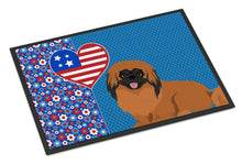 Load image into Gallery viewer, Red Pekingese USA American Doormat - 24x36 Decorative Floor Mat – Indoor/Outdoor Rug with Artistic Flair