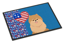 Load image into Gallery viewer, Orange Pomeranian USA American Doormat - 24x36 Decorative Floor Mat – Indoor/Outdoor Rug with Artistic Flair
