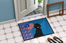 Load image into Gallery viewer, Standard Black Poodle USA American Doormat - 24x36 Decorative Floor Mat – Indoor/Outdoor Rug with Artistic Flair