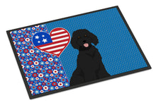 Load image into Gallery viewer, Standard Black Poodle USA American Doormat - 24x36 Decorative Floor Mat – Indoor/Outdoor Rug with Artistic Flair