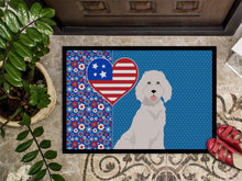 Load image into Gallery viewer, Standard White Poodle USA American Doormat - 24x36 Decorative Floor Mat – Indoor/Outdoor Rug with Artistic Flair