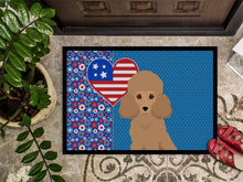 Load image into Gallery viewer, Toy Apricot Poodle USA American Doormat - 24x36 Decorative Floor Mat – Indoor/Outdoor Rug with Artistic Flair