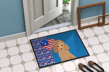 Load image into Gallery viewer, Toy Apricot Poodle USA American Doormat - 24x36 Decorative Floor Mat – Indoor/Outdoor Rug with Artistic Flair
