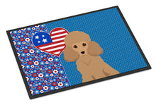 Load image into Gallery viewer, Toy Apricot Poodle USA American Doormat - 24x36 Decorative Floor Mat – Indoor/Outdoor Rug with Artistic Flair