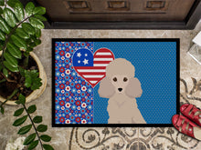 Load image into Gallery viewer, Toy Cream Poodle USA American Doormat - 24x36 Decorative Floor Mat – Indoor/Outdoor Rug with Artistic Flair