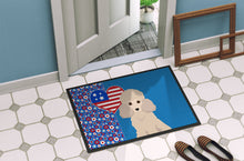 Load image into Gallery viewer, Toy Cream Poodle USA American Doormat - 24x36 Decorative Floor Mat – Indoor/Outdoor Rug with Artistic Flair
