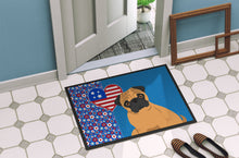 Load image into Gallery viewer, Apricot Pug USA American Doormat - 24x36 Decorative Floor Mat – Indoor/Outdoor Rug with Artistic Flair