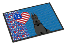 Load image into Gallery viewer, Black Schnauzer USA American Doormat - 24x36 Decorative Floor Mat – Indoor/Outdoor Rug with Artistic Flair
