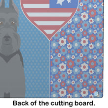 Load image into Gallery viewer, Black Schnauzer USA American Glass Cutting Boards – Durable, Decorative Kitchen Art Large