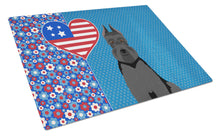 Load image into Gallery viewer, Black Schnauzer USA American Glass Cutting Boards – Durable, Decorative Kitchen Art Large