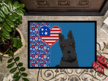 Load image into Gallery viewer, Black Scottish Terrier USA American Doormat - 24x36 Decorative Floor Mat – Indoor/Outdoor Rug with Artistic Flair