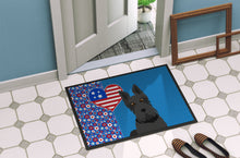 Load image into Gallery viewer, Black Scottish Terrier USA American Doormat - 24x36 Decorative Floor Mat – Indoor/Outdoor Rug with Artistic Flair