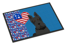 Load image into Gallery viewer, Black Scottish Terrier USA American Doormat - 24x36 Decorative Floor Mat – Indoor/Outdoor Rug with Artistic Flair