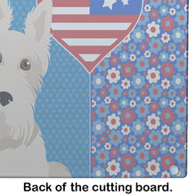 Load image into Gallery viewer, Wheaten Scottish Terrier USA American Glass Cutting Boards – Durable, Decorative Kitchen Art Large