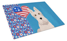 Load image into Gallery viewer, Wheaten Scottish Terrier USA American Glass Cutting Boards – Durable, Decorative Kitchen Art Large