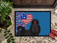 Load image into Gallery viewer, Black Shih Tzu USA American Doormat - 24x36 Decorative Floor Mat – Indoor/Outdoor Rug with Artistic Flair