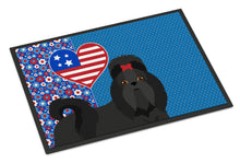 Load image into Gallery viewer, Black Shih Tzu USA American Doormat - 24x36 Decorative Floor Mat – Indoor/Outdoor Rug with Artistic Flair