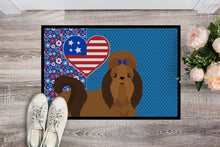 Load image into Gallery viewer, Red Shih Tzu USA American Doormat - 24x36 Decorative Floor Mat – Indoor/Outdoor Rug with Artistic Flair
