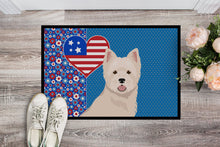 Load image into Gallery viewer, Westie West Highland White Terrier USA American Doormat - 24x36 Decorative Floor Mat – Indoor/Outdoor Rug with Artistic Flair