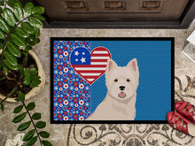 Load image into Gallery viewer, Westie West Highland White Terrier USA American Doormat - 24x36 Decorative Floor Mat – Indoor/Outdoor Rug with Artistic Flair