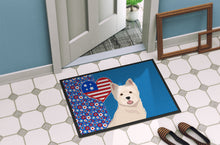 Load image into Gallery viewer, Westie West Highland White Terrier USA American Doormat - 24x36 Decorative Floor Mat – Indoor/Outdoor Rug with Artistic Flair