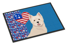 Load image into Gallery viewer, Westie West Highland White Terrier USA American Doormat - 24x36 Decorative Floor Mat – Indoor/Outdoor Rug with Artistic Flair