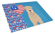 Load image into Gallery viewer, Red Wheaten Terrier USA American Glass Cutting Boards – Durable, Decorative Kitchen Art Large