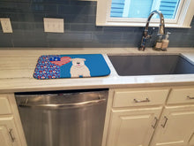 Load image into Gallery viewer, Soft Coated Wheaten Terrier USA American Dish Drying Mat – Absorbent, Artistic Kitchen Essentials