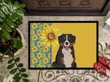 Load image into Gallery viewer, Summer Sunflowers Bernese Mountain Dog Doormat - 24x36 Decorative Floor Mat – Indoor/Outdoor Rug with Artistic Flair