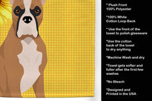 Load image into Gallery viewer, Summer Sunflowers Fawn Boxer Kitchen Towel