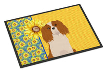 Load image into Gallery viewer, Summer Sunflowers Blenheim Cavalier Spaniel Doormat - 18x27 Decorative Floor Mat – Indoor/Outdoor Rug with Artistic Flair