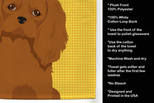 Load image into Gallery viewer, Summer Sunflowers Ruby Cavalier Spaniel Kitchen Towel