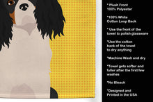 Load image into Gallery viewer, Summer Sunflowers Tricolor Cavalier Spaniel Kitchen Towel