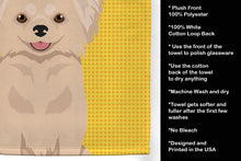 Load image into Gallery viewer, Summer Sunflowers Longhaired Cream Chihuahua Kitchen Towel