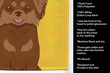 Load image into Gallery viewer, Summer Sunflowers Longhaired Chocolate and Tan Chihuahua Kitchen Towel