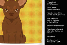 Load image into Gallery viewer, Summer Sunflowers Chocolate Chihuahua Kitchen Towel