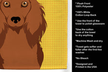 Load image into Gallery viewer, Summer Sunflowers Longhair Red Dachshund Kitchen Towel