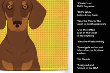 Load image into Gallery viewer, Summer Sunflowers Chocolate and Tan Dachshund Kitchen Towel